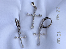 фото Комплект (серьги-подвеска ) - (артикул - ffks01400-ZZ1314)